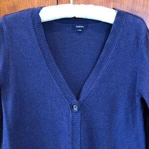 Reitmans Deep Blue V-Neck Cardigan